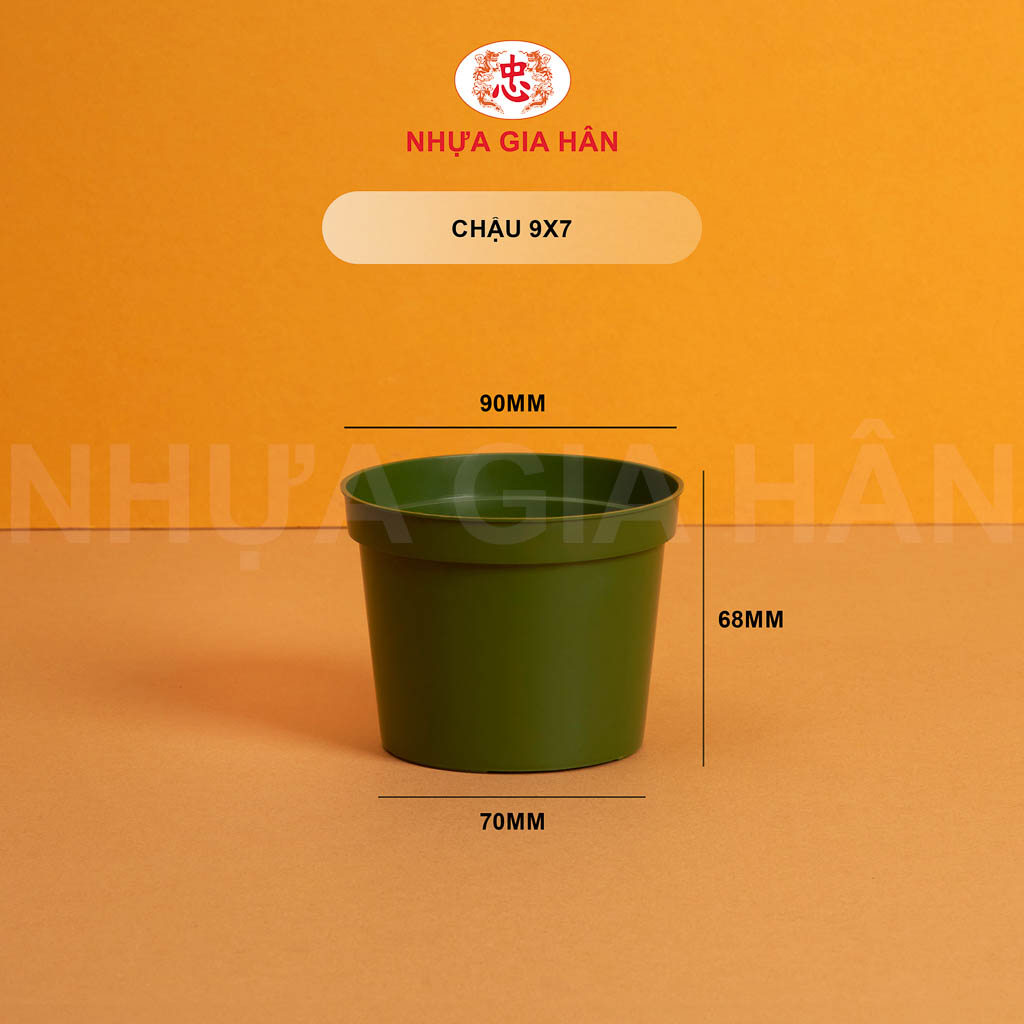 CHẬU NHỰA 9X7 CHẬU NHỰA 9X7 - Ảnh 1