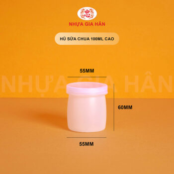 HŨ SỮA CHUA NHỰA HDPE 100ML CAO - Ảnh 7