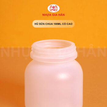HŨ SỮA CHUA NHỰA HDPE 100ML CỔ CAO - Ảnh 4