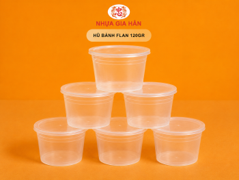 HŨ BÁNH FLAN NHỰA PP 120GR - Ảnh 5